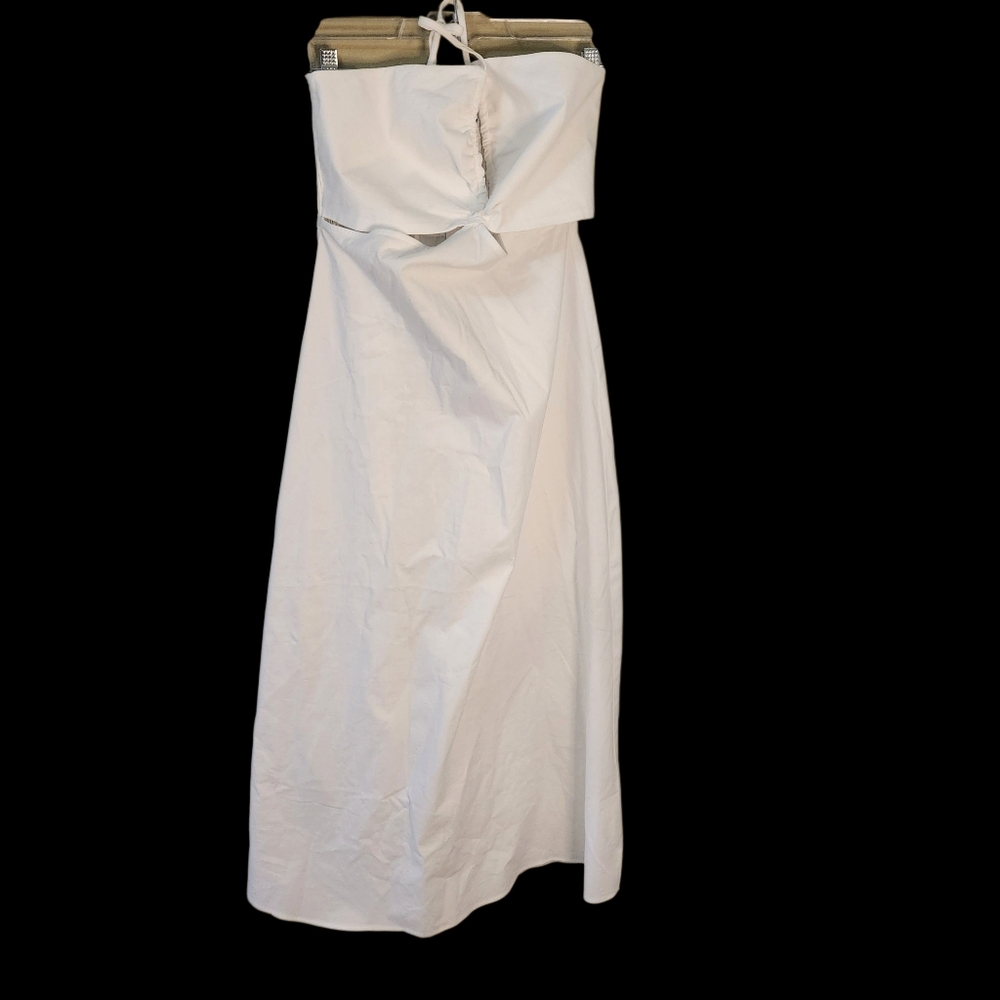 Shore White Strapless Dress